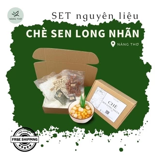 Set chè sen long nhãn tự nấu (Set lớn 30 chén) tặng kèm công thức