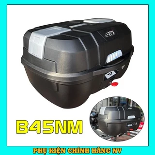 Thùng sau Givi B45NM khóa Monolock cao cấp dung tích 45 lít kèm đế gắn thùng Givi MP70N chính hãng