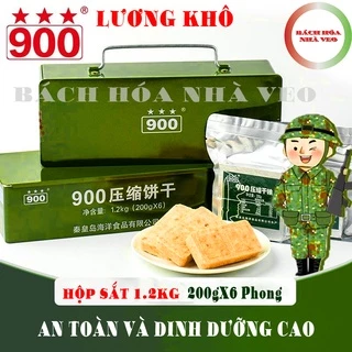 THÙNG 1,2KG, Lương Khô Quân Đội Trung Quốc, Lương khô BA SAO, nhập khẩu TRUNG QUỐC Hàng Chính Hãng