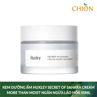 Kem Dưỡng Ẩm Huxley Secret Of Sahara Cream: More Than Moist Ngăn Ngừa Lão Hóa 50ml - Hàn Quốc Chính Hãng