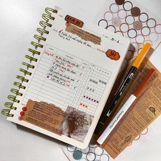 Sổ Planner Lên Kế Hoạch Hằng Ngày / Planner theo tuần Weekly / Sổ lò xo kép Study Planner A5; MS: 946