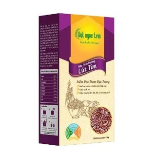 Gạo Hạt Ngọc Trời Lứt Tím 1kg - Gạo dinh dưỡng mềm dẻo thơm đặc trưng