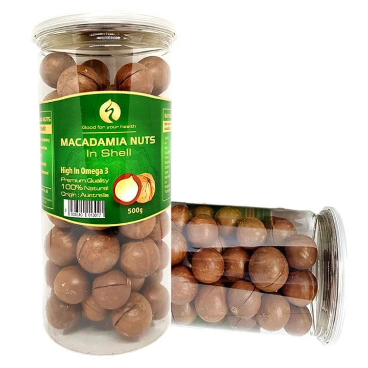 Hạt Macca Úc Nứt Vỏ Hộp 500gr (Tăng Kèm Đồ Tách Vỏ)