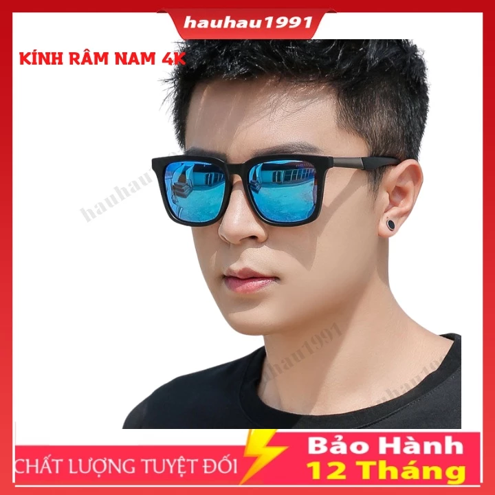 [ Kính 4k ]Kính râm nam thời trang mắt kính mát tráng gương đẹp chống uv , bản Đẹp