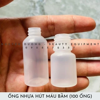 Combo 100 Ống Nhựa Hút Máu Bầm