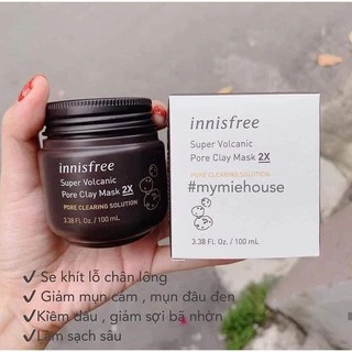 [🅼🅳] MẶT NẠ ĐẤT SET INNISFREE 2X