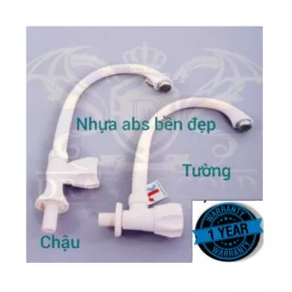 Vòi rửa bát , vòi nước rửa chén DG nhựa ABS 1 đường nước ( VRB nhựa )