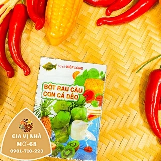 Bột rau câu dẻo con cá Hiệp Long  -rau câu dừa - gói 12gr