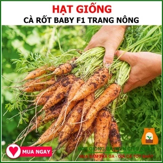 Hạt giống cà rốt baby F1 Trang Nông - gói 1gram