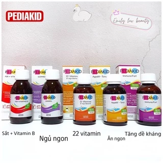 [Mẫu Mới] Siro Vitamin cho bé Pediakid Pháp