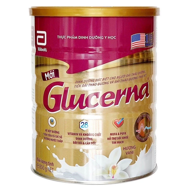 Sữa Glucerna 800G dành cho người bị tiểu đường (Mẫu mới)