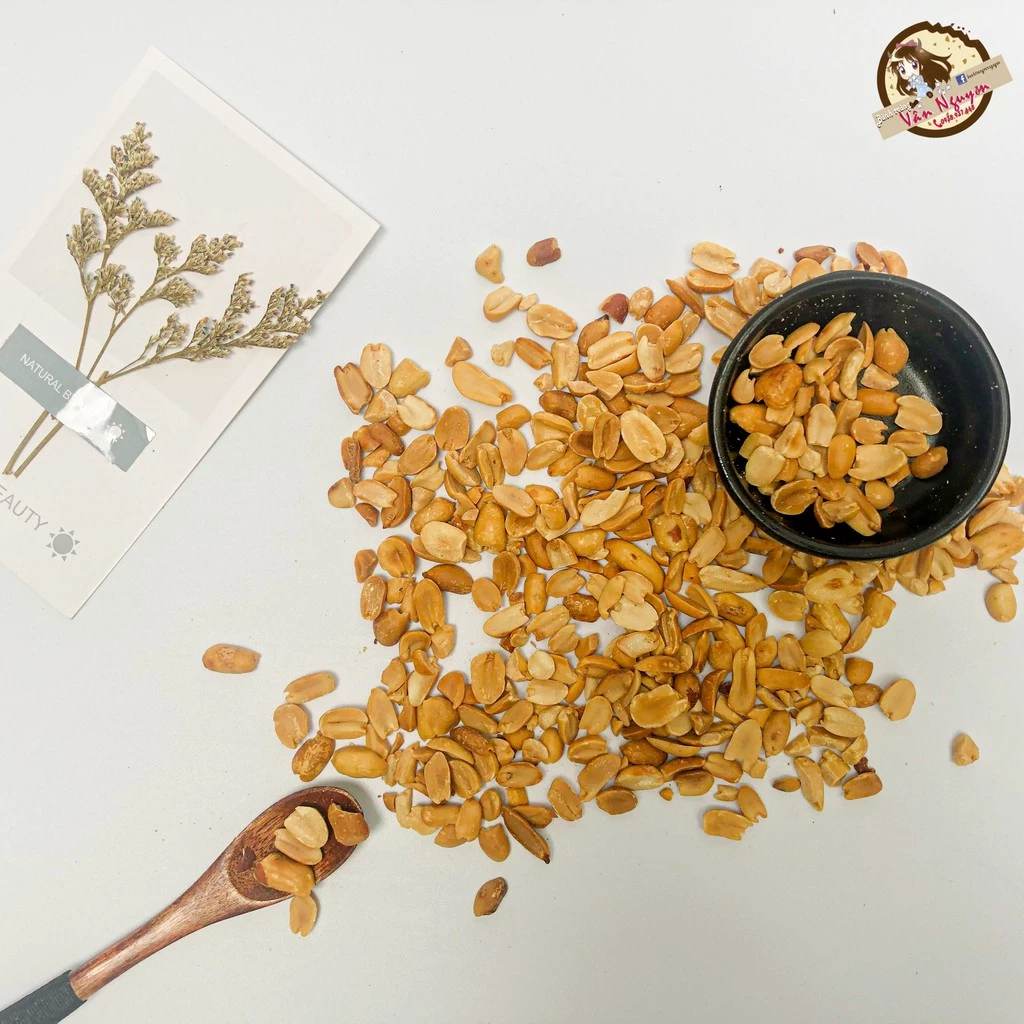 Đậu phộng rang ăn cùng bánh tráng hủ 100gr. Bánh tráng phơi sương VÂN NGUYỄN