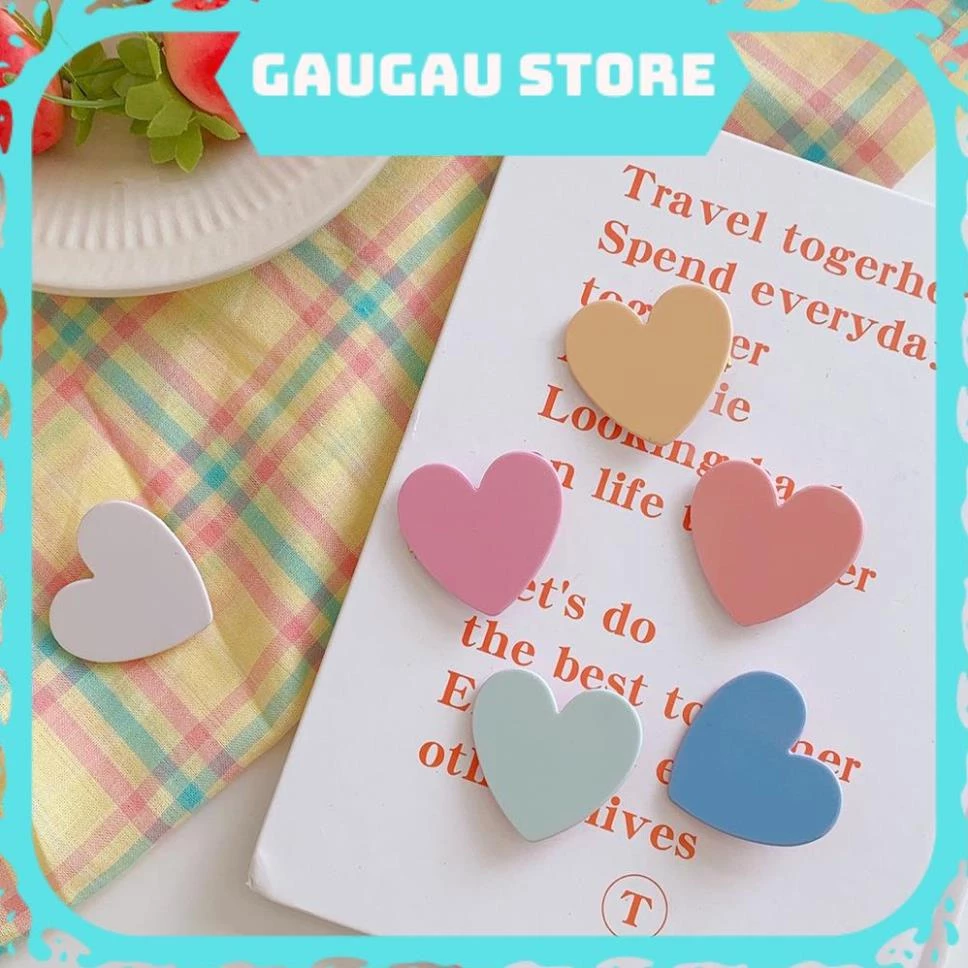 Kẹp Tóc Thời Trang Hàn Quốc Kiểu Dáng Trái Tim [ Hàng Loại 1, Hỏa Tốc ]