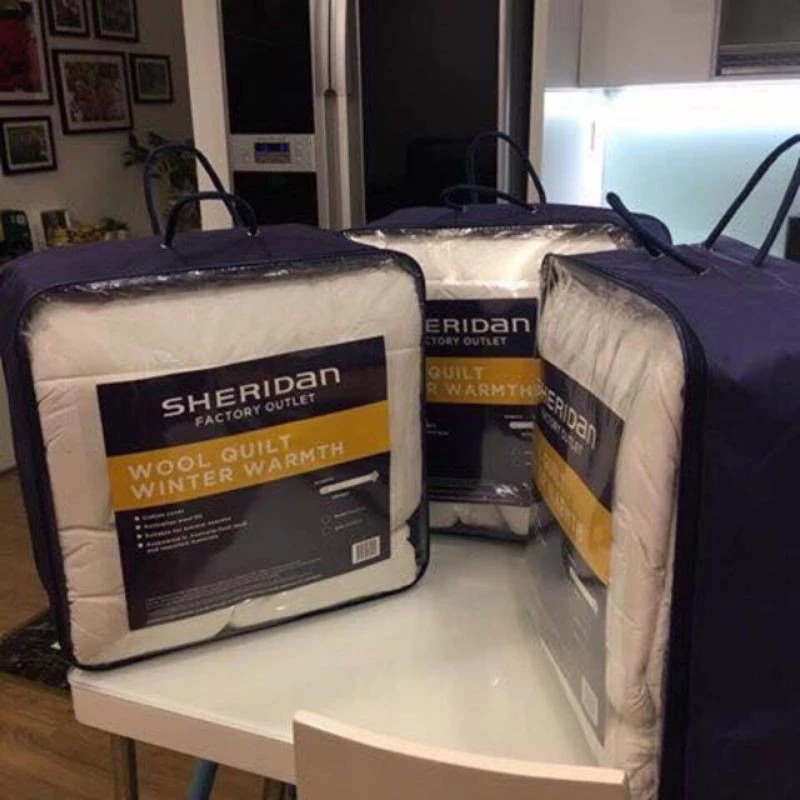 Ruột chăn đông nhập khẩu Sheridan. Ruột chăn 2mx2m2 cân nặng 2.5kg