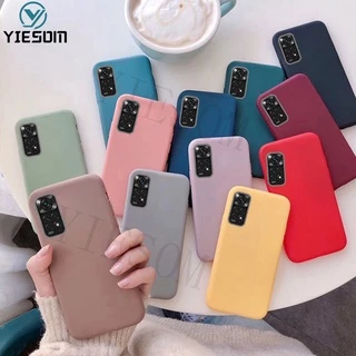 Ốp Điện Thoại TPU Silicon Mềm Màu Kẹo Nhám Cho Xiaomi Redmi Note 11 Pro 11S 4G 5G