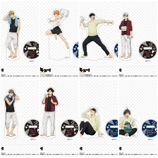 Mô hình standee in hình HAIKYUU!! VUA BÓNG CHUYỀN ver TRƯỚC GIỜ NGỦ anime chibi Acrylic mica trang trí trưng bày