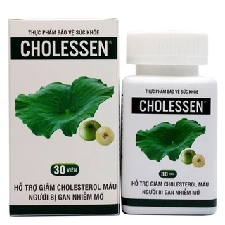 Viên uống CHOLESSEN - Hỗ trợ giảm Cholesterol máu, người bị gan nhiễm mỡ