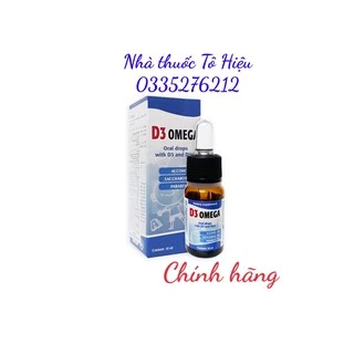 D3 OMEGA Bổ sung D3, DHA (Chính hãng)- Hỗ trợ phát triển chiều cao cho bé, lo 10ML | NHẬP KHẨU CHÍNH HÃNG ITALIA