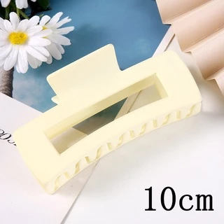 Kẹp Tóc Càng Cua 10CM Màu Kẹo Trơn Thời Trang Cho Nữ