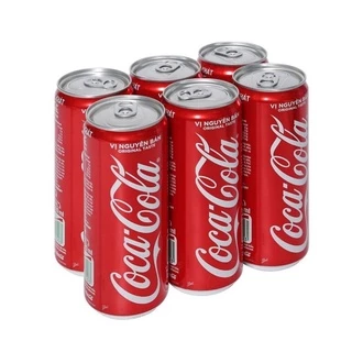 Lốc 6 Lon Coca 320ml