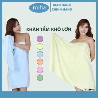 Khăn tắm lớn - Khăn tắm xuất Nhật siêu mềm size 70x140cm - ĐỦ 6 MÀU