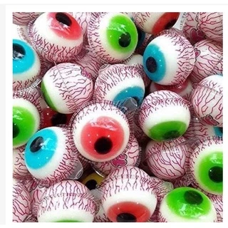 Lẻ 1 viên kẹo dẻo có nhân siro Gummy Candy 10gr hình con mắt Thái Lan siêu ngon ăn là nghiền
