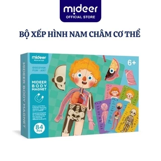 Đồ Chơi Xếp Hình Nam Châm Cơ Thể Mideer Human Body Magnetic Puzzle đồ chơi hướng nghiệp cho bé