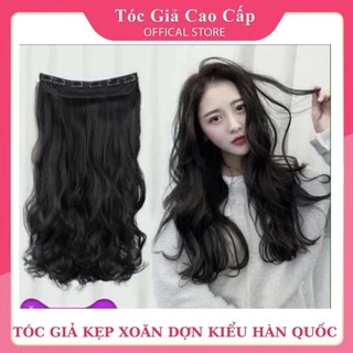 Tóc giả nữ đẹp ❤️FREESHIP❤️ Tóc giả kẹp 6 phím _ v45