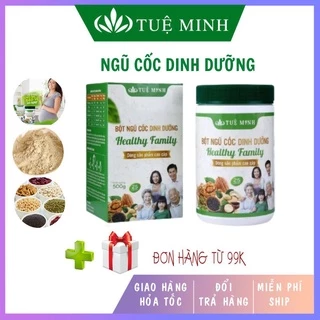 Bột Ngũ Cốc Dinh Dưỡng Tuệ Minh Cao Cấp 25 loại hạt từ thiên nhiên (hộp 500g) Lợi Sữa Tăng Cân Giảm Cân