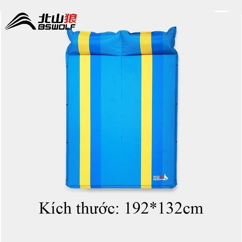 Đệm Hơi Đôi Cắm Trại Dã Ngoại BSW-Q3006 Kích Thước: 192*132*3cm