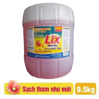 Nước giặt Lix Hương Nước Hoa 9kg