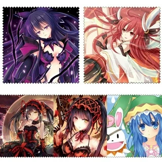 Khăn lau kính Anime Date A Live DAL Tokisaki Kurumi Tohka Yatogami Kotori Itsuka Origami Tobiichi Miku Izayoi