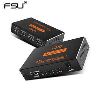 Fsu 1 Trong 2 Ra 1 Trong 4 Ra Bộ Khuếch Đại Bộ Chia HDMI 1080P 4K Hiển Thị Kép Bộ Chuyển Đổi Nguồn Cho HDTV DVD Công Tắc HDMI