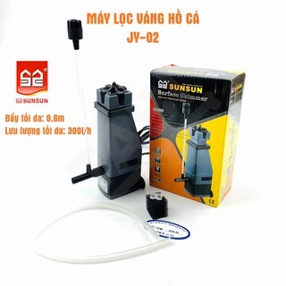 Máy Lọc Váng Mặt Nước 3W SUNSUN JY-02 Có Sủi Khí Oxy Cho Hồ Cá Cảnh [JY02]