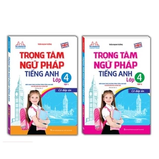 Sách - Combo 2 tập Trọng tâm ngữ pháp tiếng Anh lớp 4 (trọn bộ )