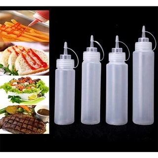 Bình Nhựa Đựng Dầu Dạng Bóp Tiện Lợi 8-24 oz