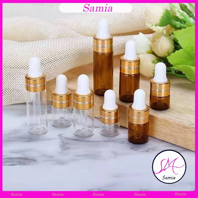 Lọ Chiết Seum - Chai Chiết Tinh Dầu Nước Hoa Thủy Tinh Mỏng 3ml/5ml - Chai Chiết Mỹ Phẩm - Lọ Đựng Serum Samia