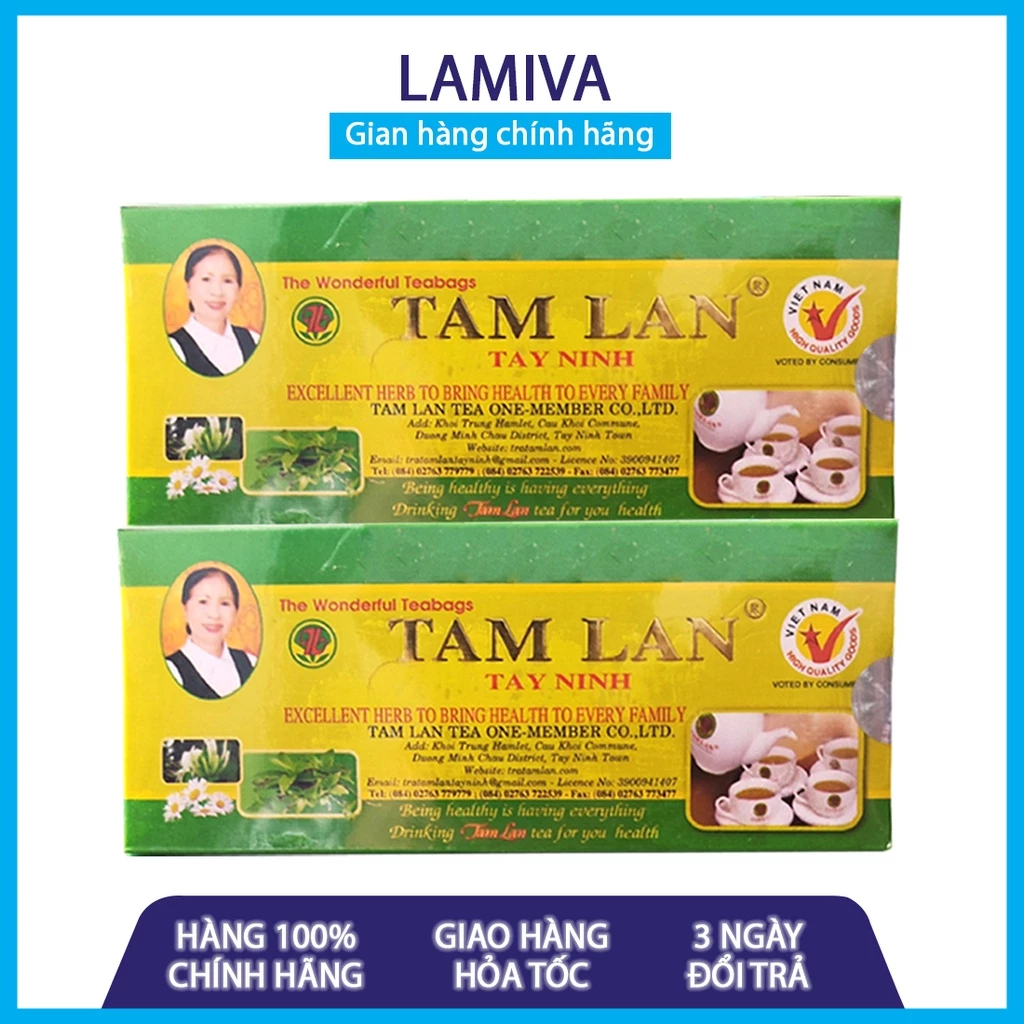 trà tâm lan - tam lan tây ninh hộp 30 gói