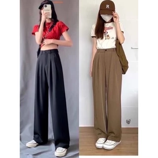 [Ảnh thật/Sẵn]Quần Ulzzang pants ống rộng 100cm