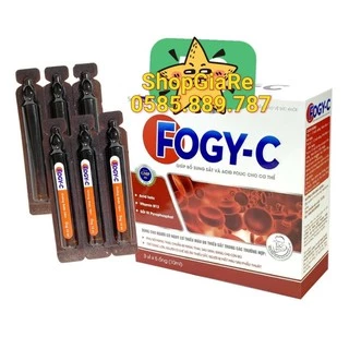 Fogy - C bổ sung sắt và acid folic, giảm thiếu máu do thiếu sắt, hỗ trợ quá trình tạo máu