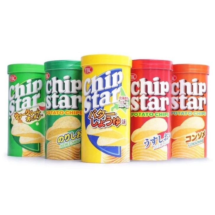 Khoai Tây Lát Giòn Chip Star YBC Đủ Vị Nhật Bản Cho Bé - 50gram