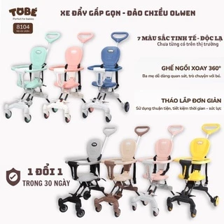 Xe đẩy gấp gọn OLWEN TOBÉ cho em bé xe gấp gọn siêu nhẹ cho bé từ 6-36 tháng ( Xe không kèm đệm, không kèm mái che) Luna