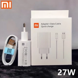 Củ Sạc Nhanh 27W EU MI 9 Cho Xiaomi Mi9 CC9 Redmi K20 Pro Note 8 7 Pro