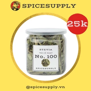 Stevia - Trà cỏ ngọt SPICESUPPLY Việt Nam sấy khô thanh nhiệt, giải độc Hũ 30g