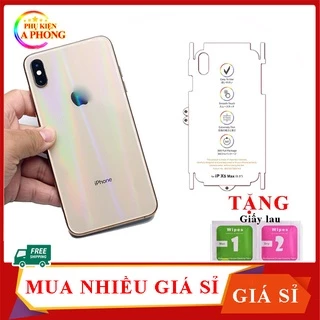 Miếng dán Skin PPF 7 màu mặt sau cho iphone 7/7plus/8plus/X/Xs/Xsmax/11/11 pro/11 pro max/12/12promax/13/14promax