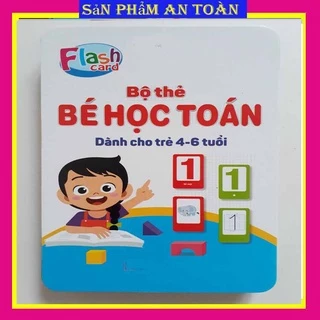 Thẻ học Flash Card chủ đề Bé học toán To rõ ràng bé dễ học