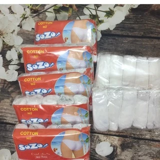 Quần lót giấy cotton dùng 1 lần Sozo