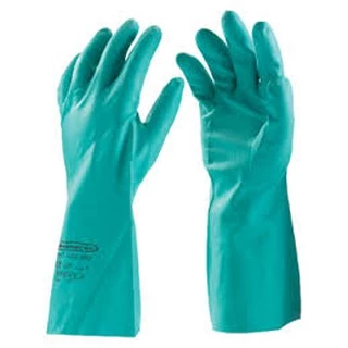 Găng tay xanh Malaysia sịn hàng y hình, găng tay cao su chống hóa chất không mùi