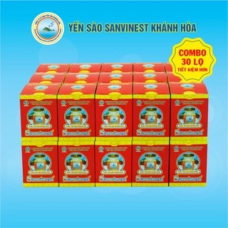 [Combo 30 lọ] Nước Yến sào Sanvinest Khánh Hòa đóng lọ 70ml