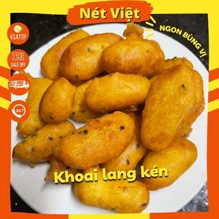 Khoai Lang Kén Chiên Vàng Giòn Rụm Thơm Ngon Đặc Biệt Túi 250gr